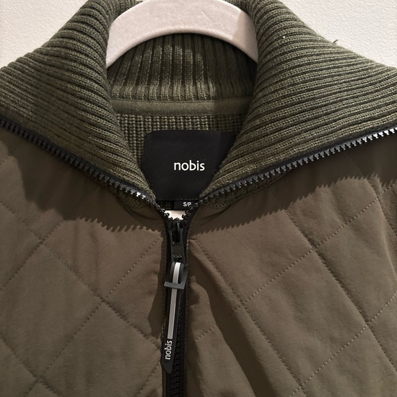 Nobis Quilted Full Zip Sweater - Picture 3 of 3